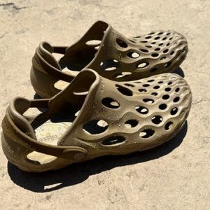 Merrell Hydro Moc Olive Slides Men’s Size 10